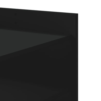 Salongbord Sofabord Svart 80x50x50 cm