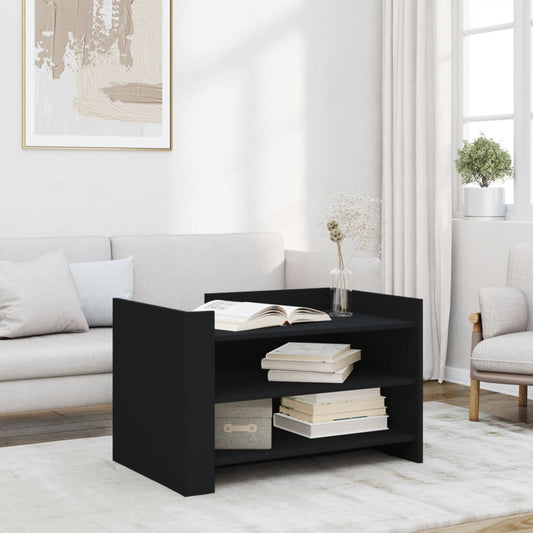 Salongbord Sofabord Svart 80x50x50 cm