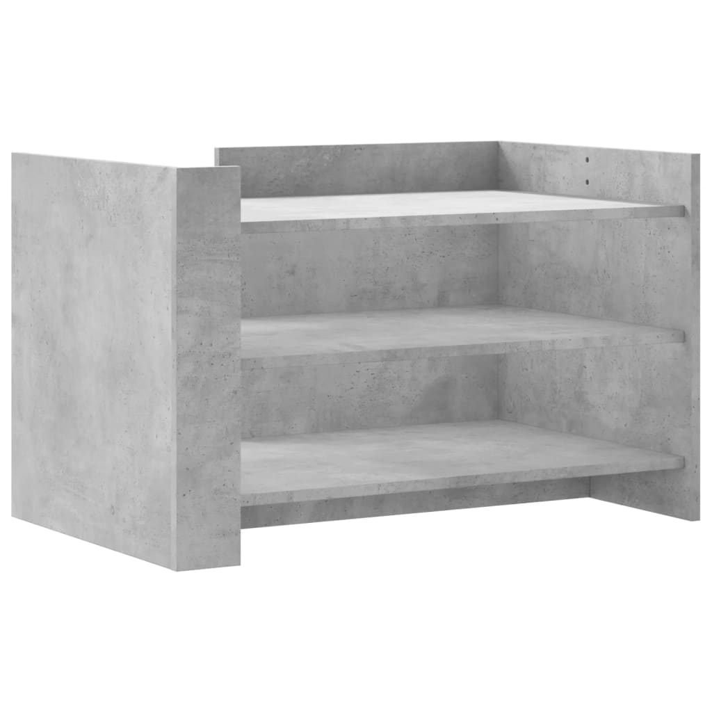 Salongbord Sofabord Betonggrå 80x50x50 cm