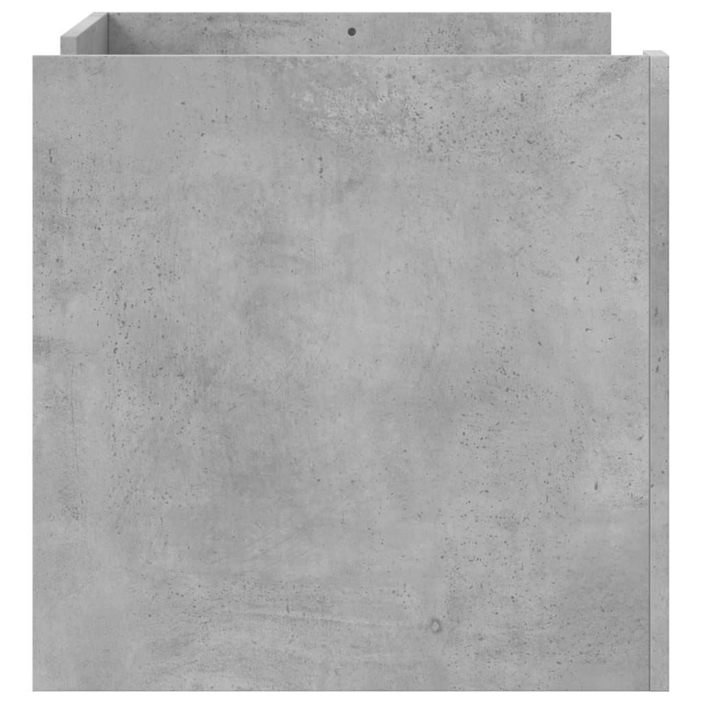 Salongbord Sofabord Betonggrå 80x50x50 cm