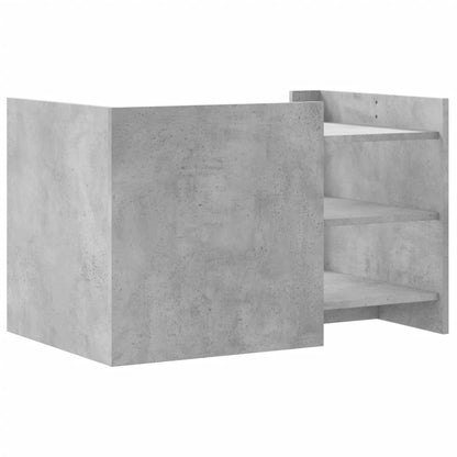 Salongbord Sofabord Betonggrå 80x50x50 cm