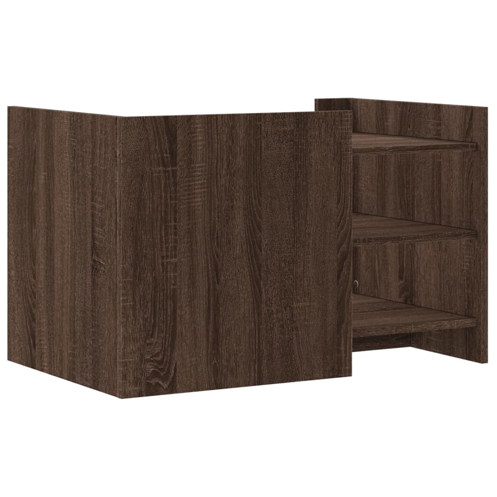 Salongbord Sofabord Brun Eik 80x50x50 cm