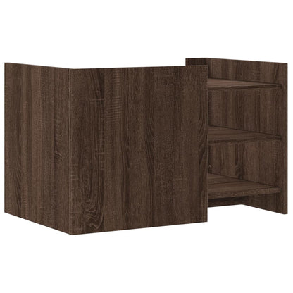 Salongbord Sofabord Brun Eik 80x50x50 cm