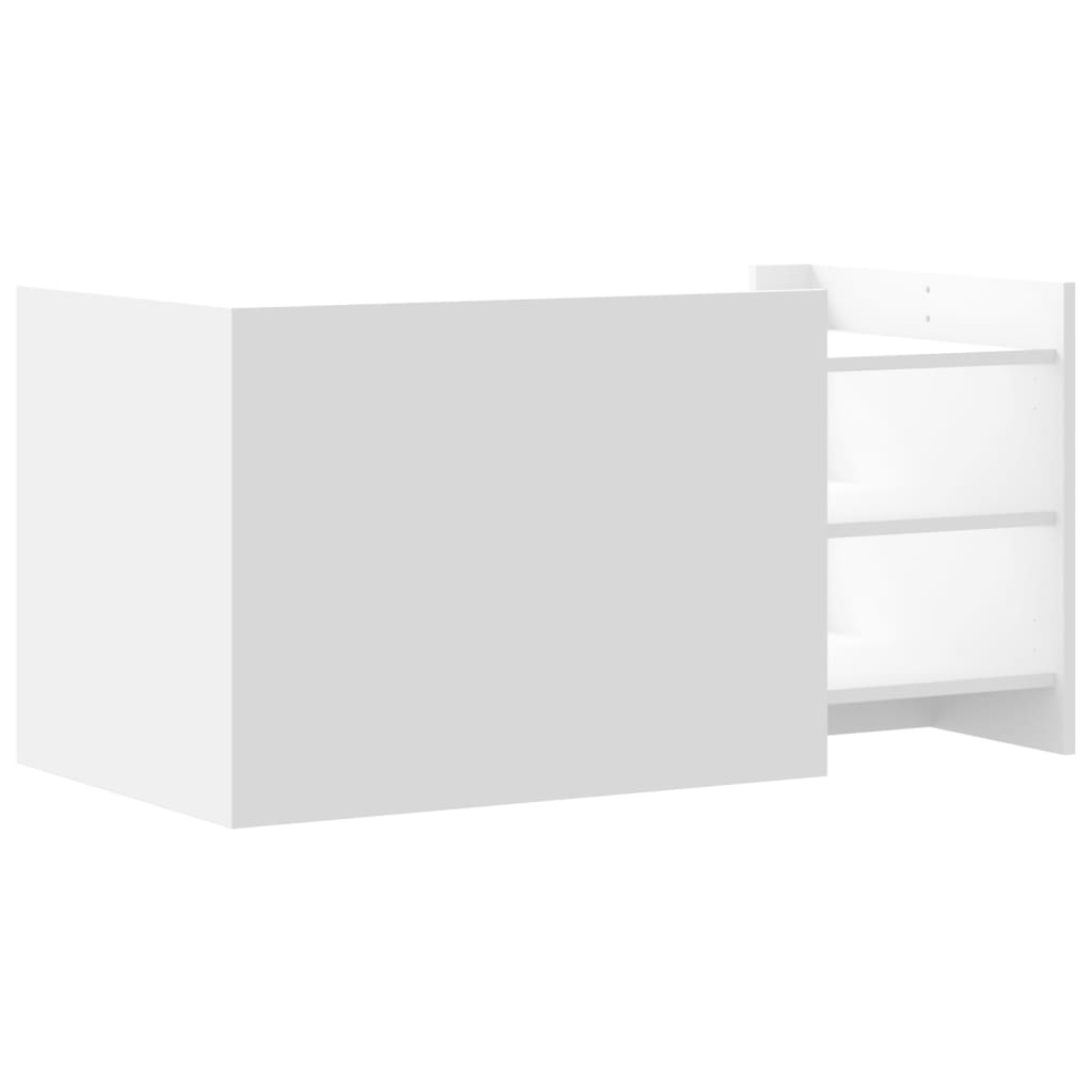 Salongbord Sofabord Hvit 100x50x50 cm