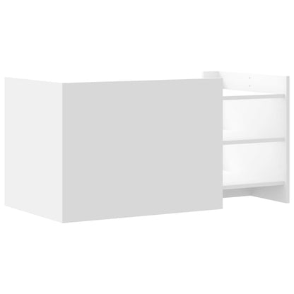 Salongbord Sofabord Hvit 100x50x50 cm