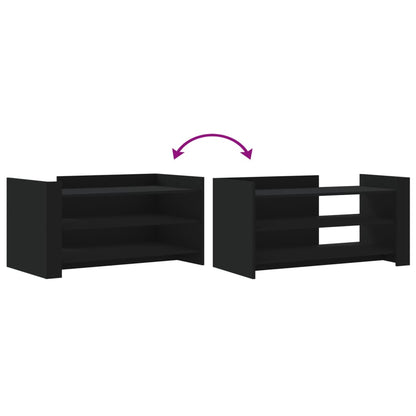 Salongbord Sofabord Svart 100x50x50 cm