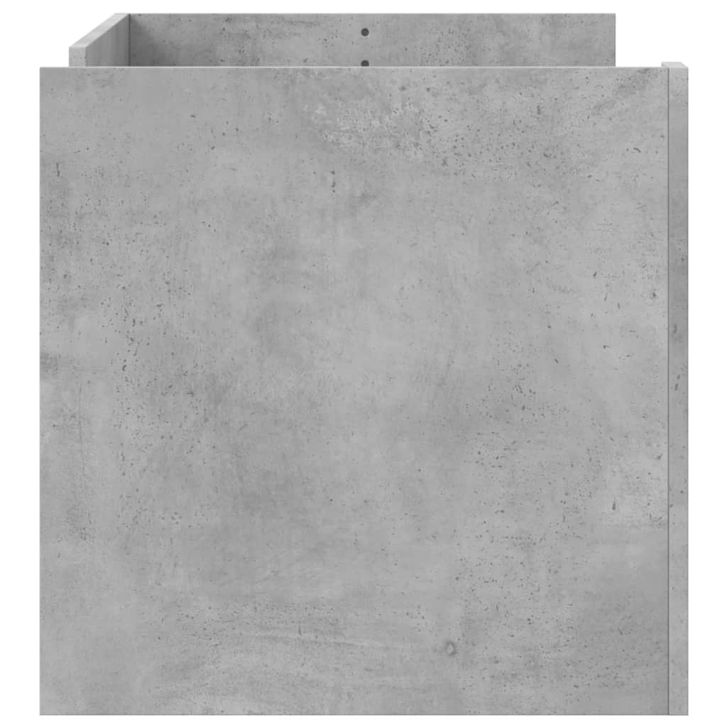 Salongbord Sofabord Betonggrå 100x50x50 cm