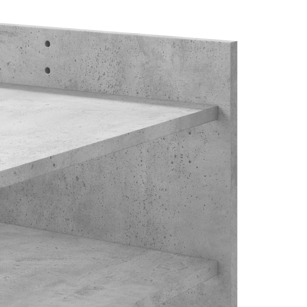 Salongbord Sofabord Betonggrå 100x50x50 cm
