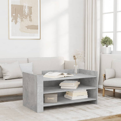 Salongbord Sofabord Betonggrå 100x50x50 cm
