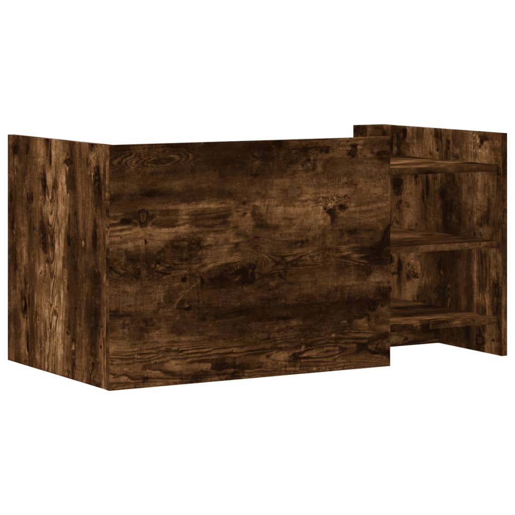 Salongbord Sofabord Røkt Eik 100x50x50 cm
