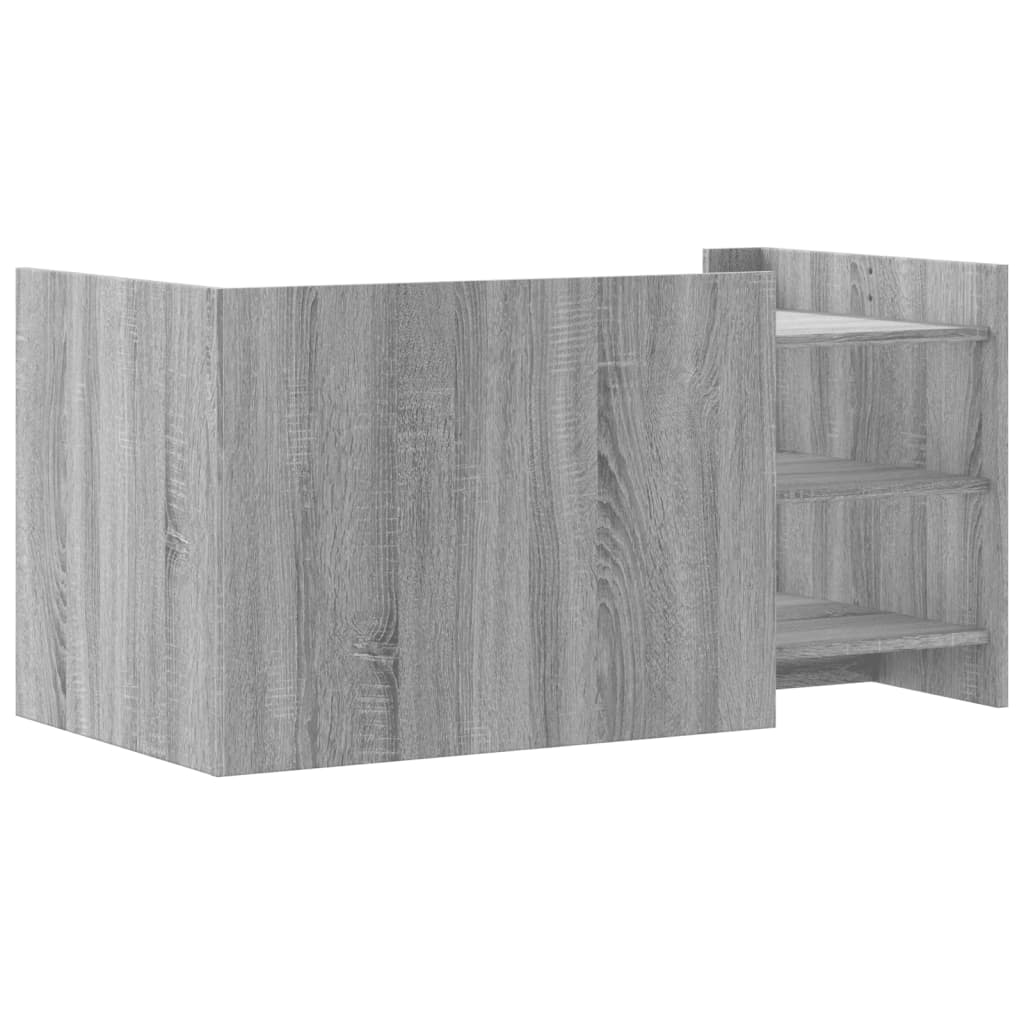 Salongbord Sofabord Sonoma Grå 100x50x50 cm