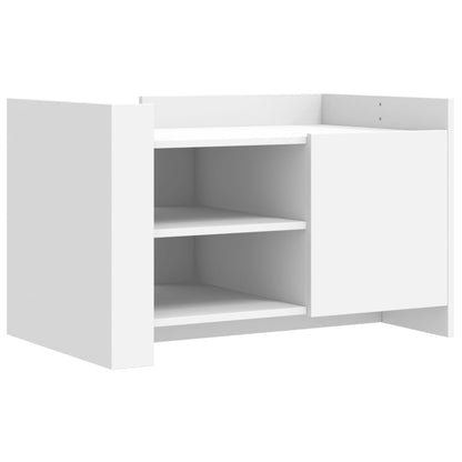 Salongbord Sofabord Hvit 80x50x50 cm