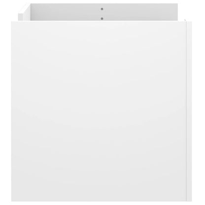 Salongbord Sofabord Hvit 80x50x50 cm