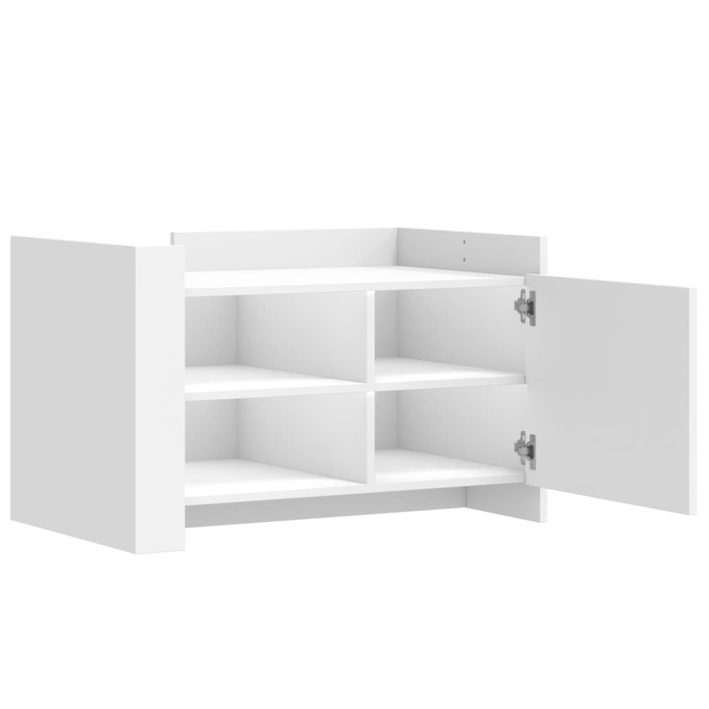 Salongbord Sofabord Hvit 80x50x50 cm
