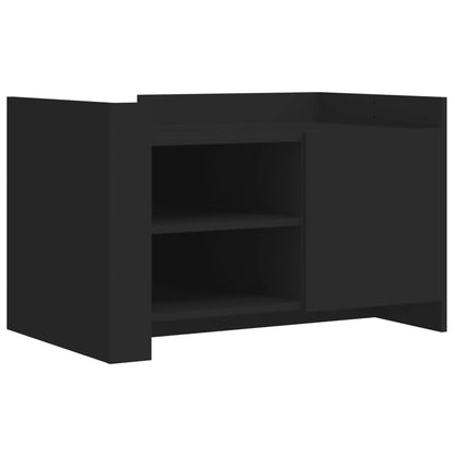 Salongbord Sofabord Svart 80x50x50 cm