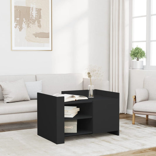 Salongbord Sofabord Svart 80x50x50 cm