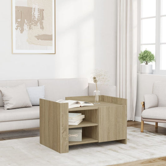 Salongbord Sofabord Sonoma Eik 80x50x50 cm