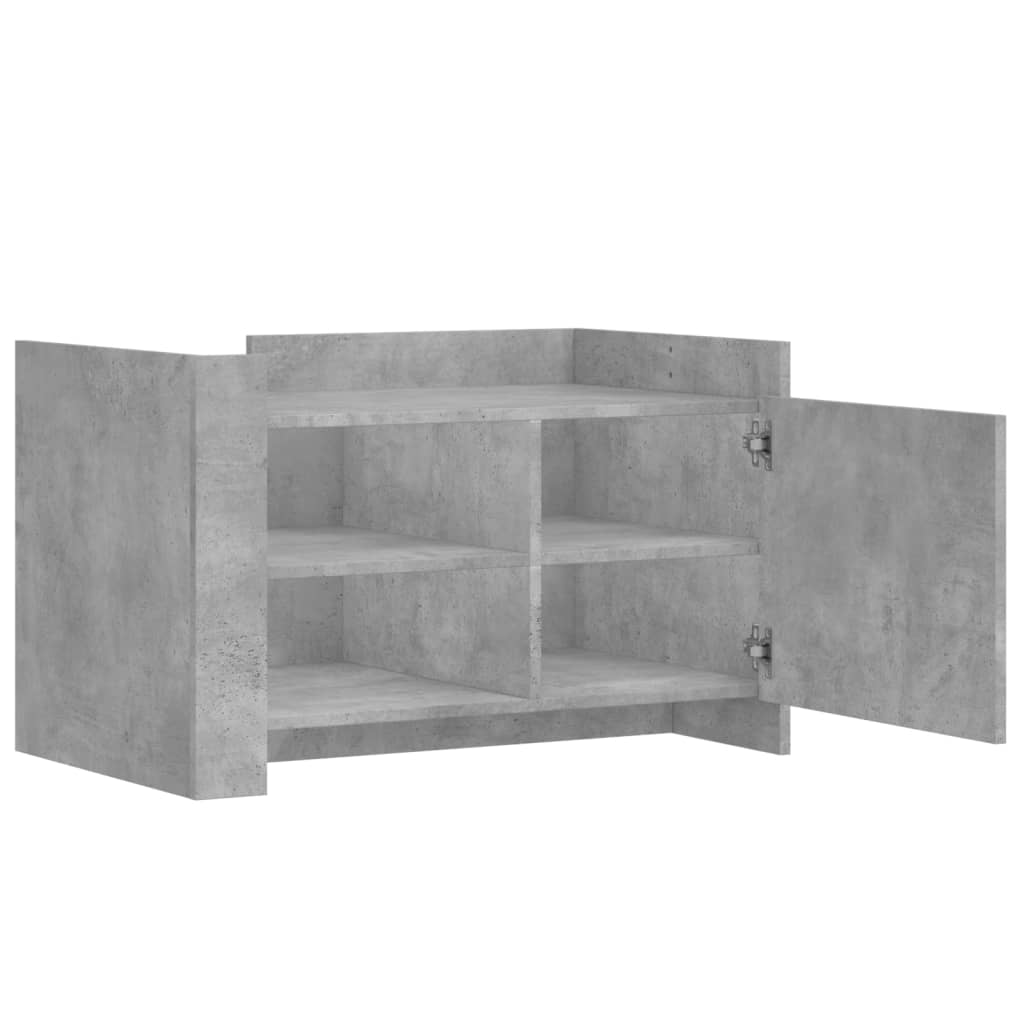 Salongbord Sofabord Betonggrå 80x50x50 cm