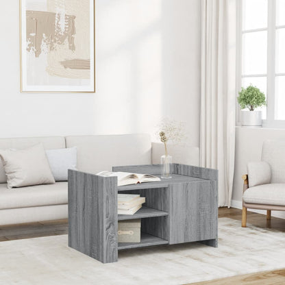Salongbord Sofabord Sonoma Grå 80x50x50 cm
