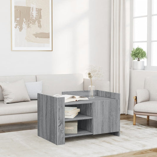 Salongbord Sofabord Sonoma Grå 80x50x50 cm