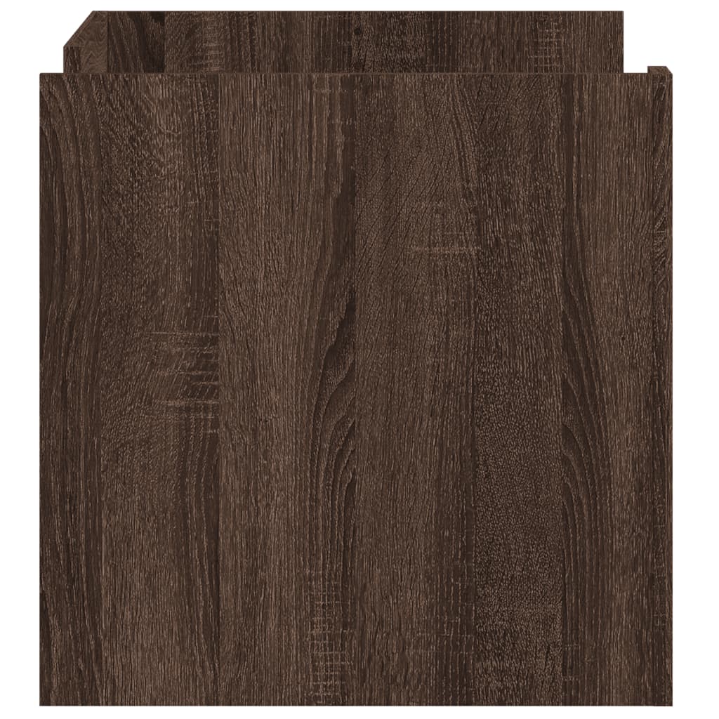 Salongbord Sofabord Brun Eik 80x50x50 cm