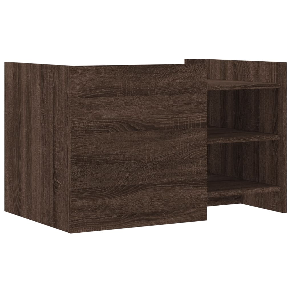 Salongbord Sofabord Brun Eik 80x50x50 cm