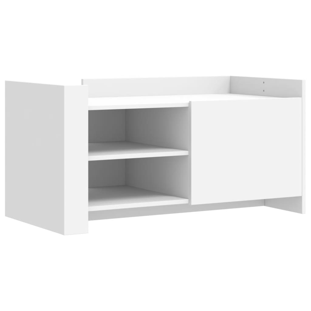 Salongbord Sofabord Hvit 100x50x50 cm