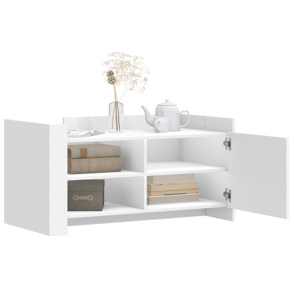 Salongbord Sofabord Hvit 100x50x50 cm
