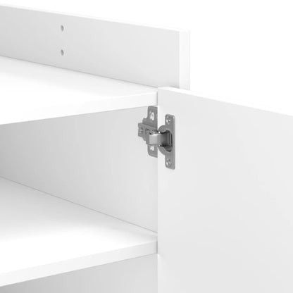 Salongbord Sofabord Hvit 100x50x50 cm