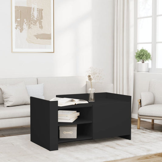 Salongbord Sofabord Svart 100x50x50 cm
