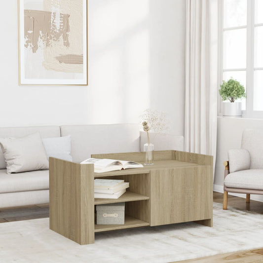 Salongbord Sofabord Sonoma Eik 100x50x50 cm