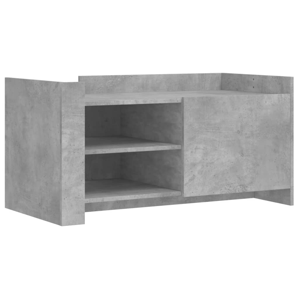 Salongbord Sofabord Betonggrå 100x50x50 cm