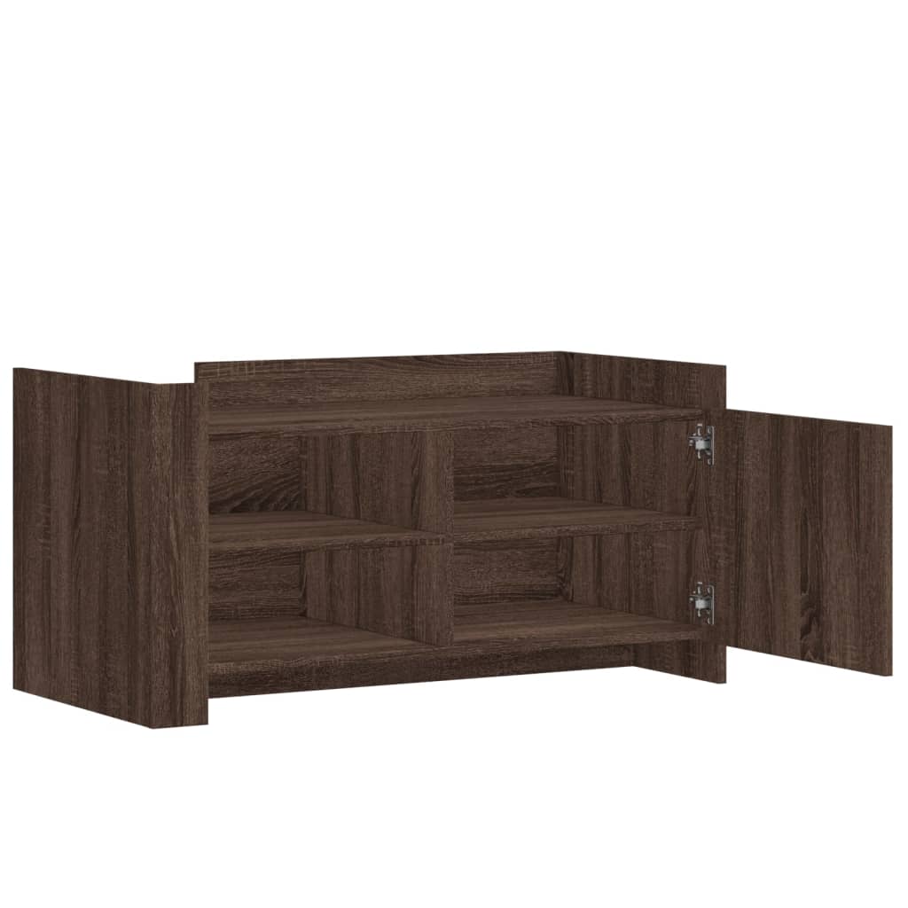 Salongbord Sofabord Brun Eik 100x50x50 cm
