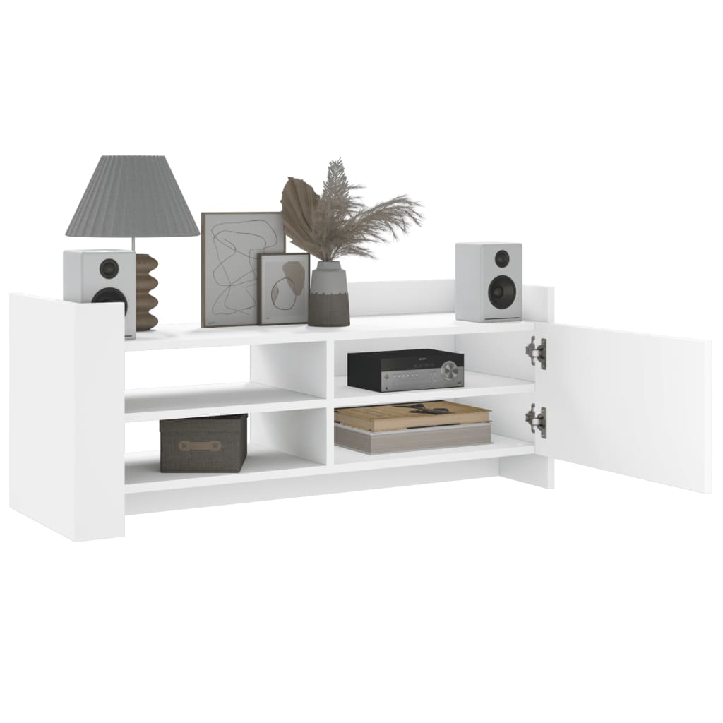 TV-Møbel Hvit TV-benk 100x35x40 cm