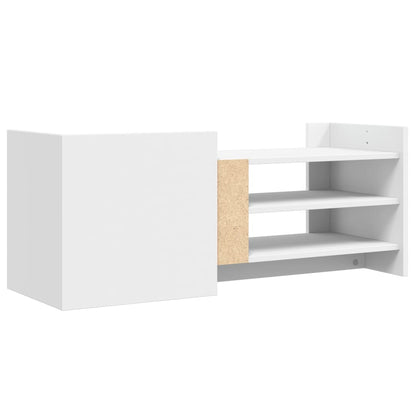 TV-Møbel Hvit TV-benk 100x35x40 cm