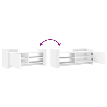 TV-Møbel Hvit TV-benk 100x35x40 cm