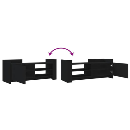 TV-Møbel Svart TV-benk 100x35x40 cm