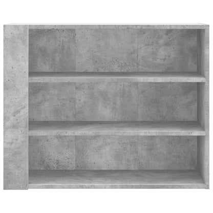Veggskap Betonggrå 75x35x60 cm