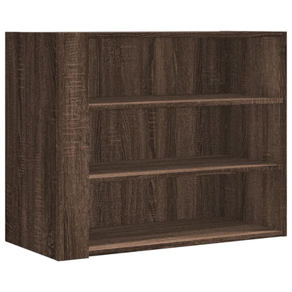 Veggskap Brun Eik 75x35x60 cm