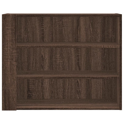 Veggskap Brun Eik 75x35x60 cm