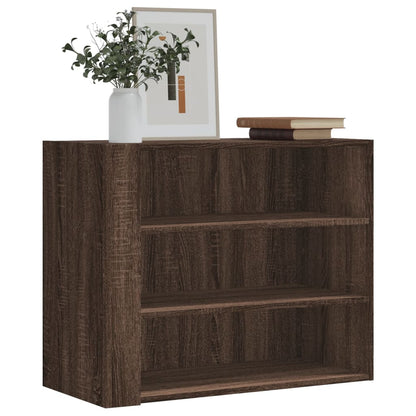 Veggskap Brun Eik 75x35x60 cm