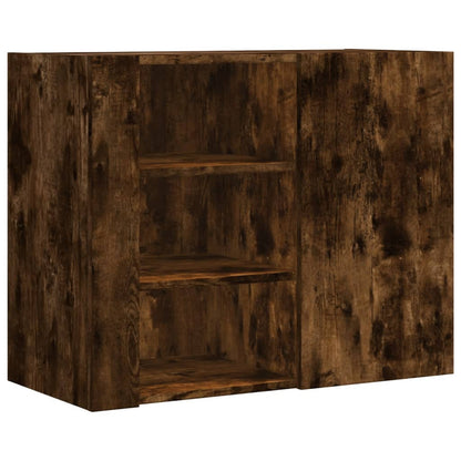Veggskap Røkt Eik 75x35x60 cm