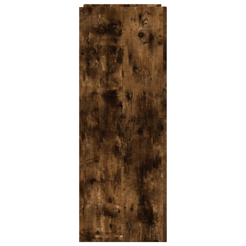 Skoskap Skohylle Skobenk Røkt Eik 74,5x37,5x100 cm