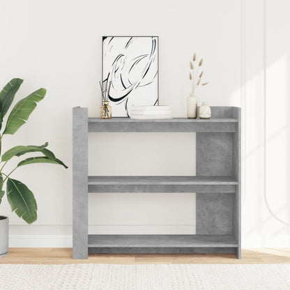 Avlastningsbord konsollbord Betonggrå 100x35x90 cm