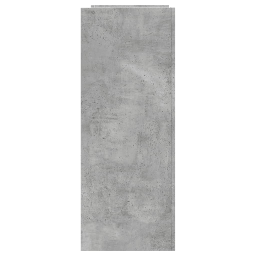 Avlastningsbord konsollbord Betonggrå 100x35x90 cm