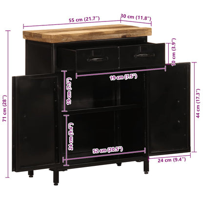 Skjenk Tre heltre mango 55x30x71 cm
