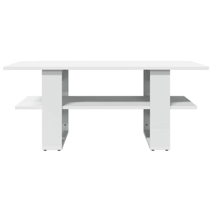 Salongbord Sofabord Hvit 102x55x42 cm
