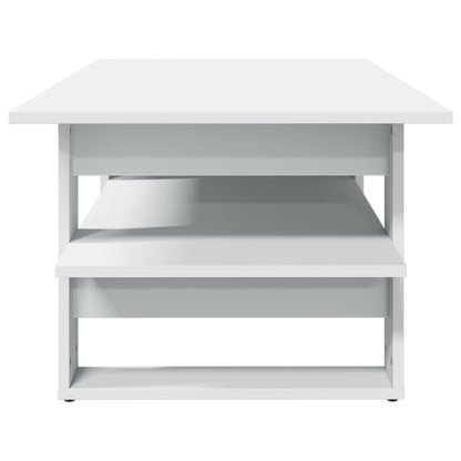 Salongbord Sofabord Hvit 102x55x42 cm