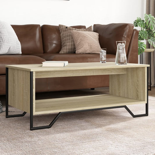 Salongbord Sofabord Sonoma Eik 100x51x40 cm