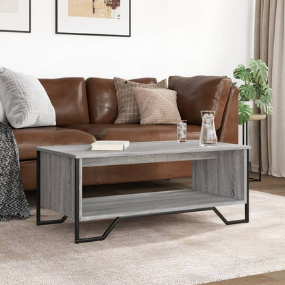 Salongbord Sofabord Sonoma Grå 100x51x40 cm